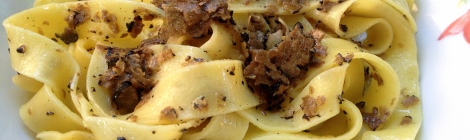 home made organic truffle tagliatelle Italy mom best restaurant